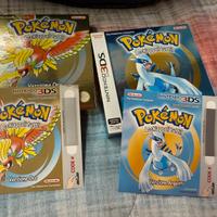 Due cofanetti Pokemon  versione oro e argento