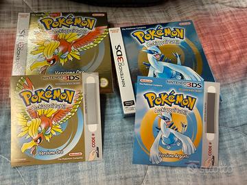 Due cofanetti Pokemon  versione oro e argento