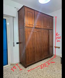 2 armadi, 2 scrivanie, 1 divano. Blocco di arredo.