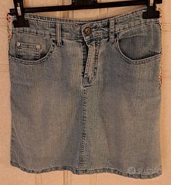 MINIGONNA DI JEANS TG. S
