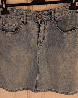 MINIGONNA DI JEANS TG. S