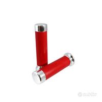 COPPIA MANOPOLE ROSSE COMPATIBILI VESPA PX PE PK