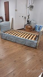 Letto singolo con seondo letto estraibile