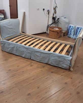 Letto singolo con seondo letto estraibile