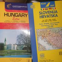 mappa Ungheria e Slovenia 