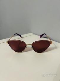 Occhiali da sole Polaroid Cat-Eye Oro e Viola