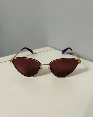 Occhiali da sole Polaroid Cat-Eye Oro e Viola