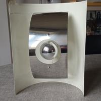 Lampada da muro space age anni 70 Vintage 
