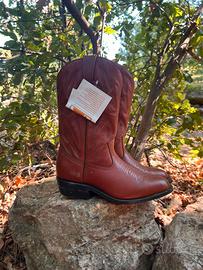 Stivali Western Katowa Pelle Deadstock Tg 41