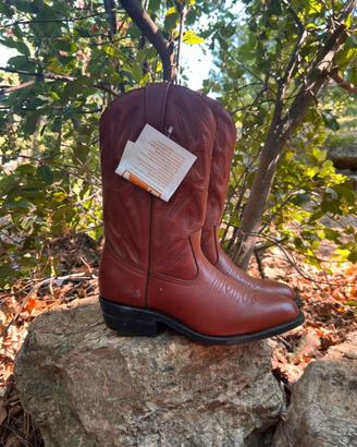 Stivali Western Katowa Pelle Deadstock Tg 41