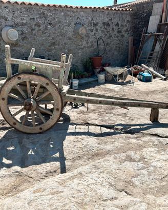Carro a buoi sardo antico