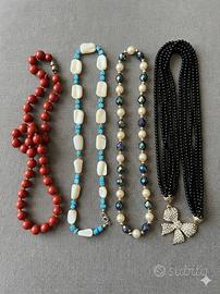 Lotto 4  collane vintage