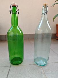 20 Bottiglie in vetro da 1,5 litri e 2 litri