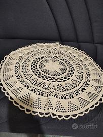 Tovaglietta di cotone all'uncinetto artigianale
