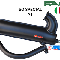 Marmitta a SILURO NERA con collettore Vespa 50 Sp