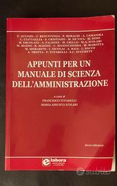 Manuale di Scienza dell'amministrazione