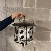LANTERNA/LAMPADA IN FERRO BATTUTO