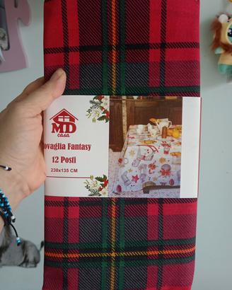 set tovaglia e strofinacci natalizi 