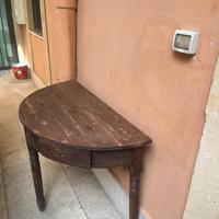 Tavolini mezzo tondo da parete