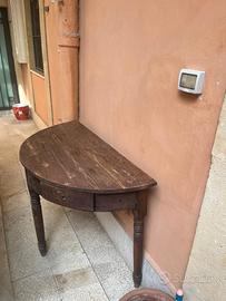 Tavolini mezzo tondo da parete