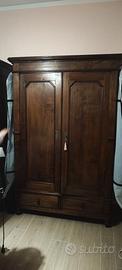 ARMADIO IN LEGNO 2 ANTE