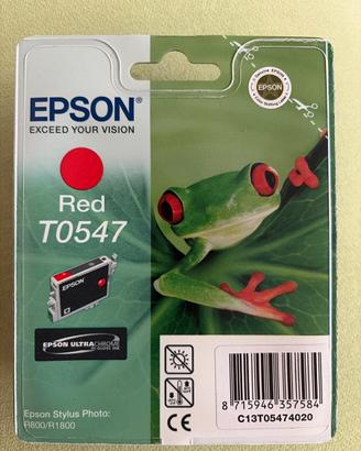 Cartuccia originale Epson T0547 Red