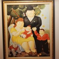 Quadro falso d’autore “Famiglia” di Botero