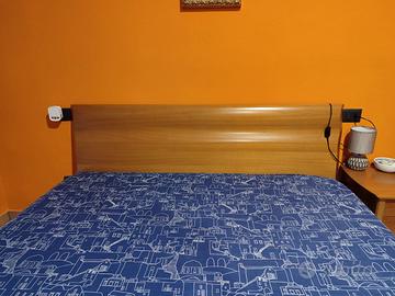 letto matrimoniale in legno di ciliegio 