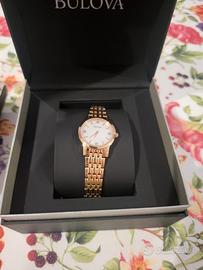  OROLOGIO BULOVA DONNA ACCIAIO LAMINATO ORO ROSA