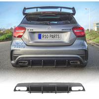 DIFFUSORE MERCEDES CLASSE A W176 AMG 12-18 LOOK A4