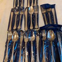 Servizio posate Nuove in Silver Plated 24 pezzi