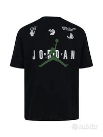 Maglietta t-shirt off white x jordan M