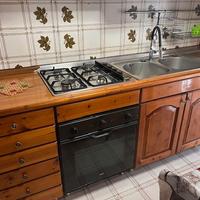Cucina componibile legno massello/impiallacciatura