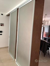Porte scorrevoli in vetro