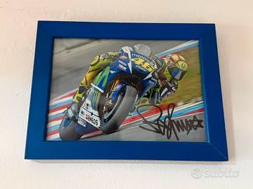Fotografia autografata da Valentino Rossi
