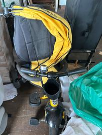 Kikkaride triciclo con manopola di guida