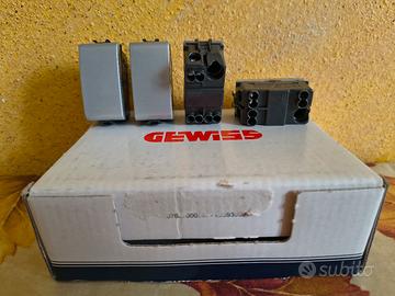 MODULI,INTERRUTTORI GEWISS CHORUS GRIGIO
