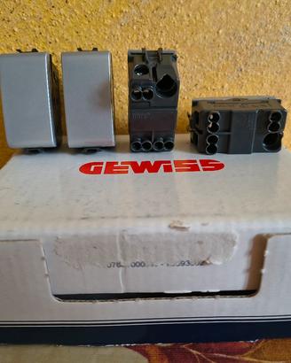 MODULI,INTERRUTTORI GEWISS CHORUS GRIGIO