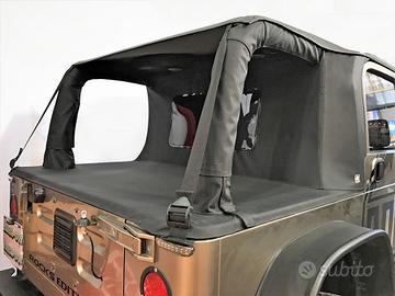 Capote tipo Cargo per Jeep TJ Suntop - Nera