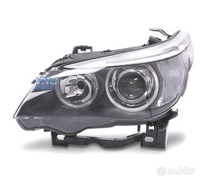 FARO SINISTRO BIXENON BMW E60 05-07 ANGEL EYES SFO