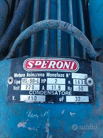 Motre asincrono monofase 2hp