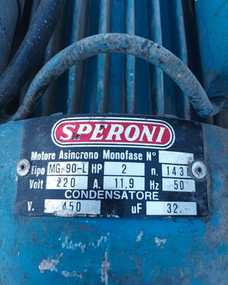 Motre asincrono monofase 2hp