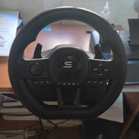 Volante con pedaliera