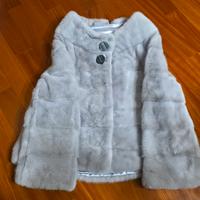 Pelliccia corta vero Visone 100% SAGA FURS nuova