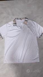 Polo bianca Burberry