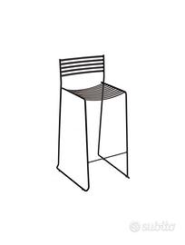 Sgabello Aero Emu Antracite 1 alto e 1 basso