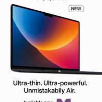 MacBook Air M3 15" | 8/512GB |Nuovo Garanzia Apple