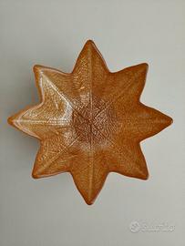 Piatto decorativo centrotavola, vetro