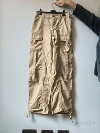 Pantaloni cargo beige