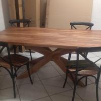 Tavolo nuovo legno massello dtraordinario